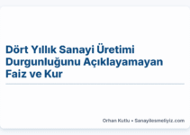 Dört Yıllık Sanayi Üretimi Durgunluğunu Açıklayamayan Faiz ve Kur